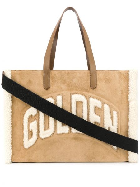 Shopper Golden Goose doré