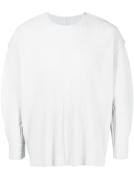 Plisseret sweatshirt Homme Plissé Issey Miyake grå