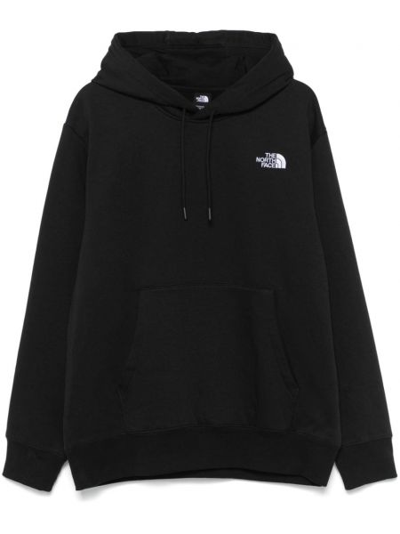 Sweatshirt med broderier The North Face sort