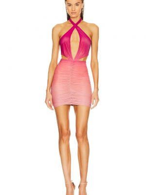 Платье мини Michael Costello розовое