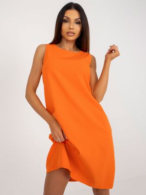 Коктейлна рокля Fashionhunters оранжево