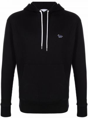 Hoodie Maison Kitsuné svart