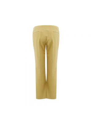 Pantalones chinos de algodón Lardini amarillo