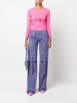 Straight jeans Blumarine lila