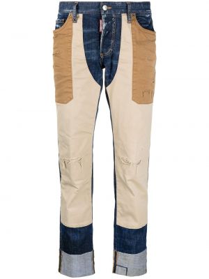 Nødlidende stretch jeans Dsquared2 blå