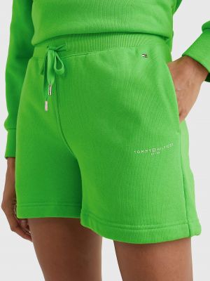 Teplákové nohavice Tommy Hilfiger zelená