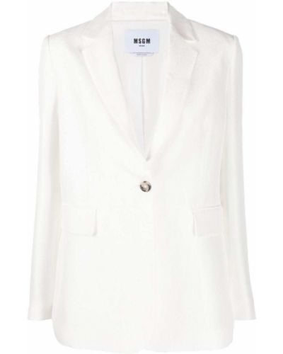 Lang blazer Msgm hvit