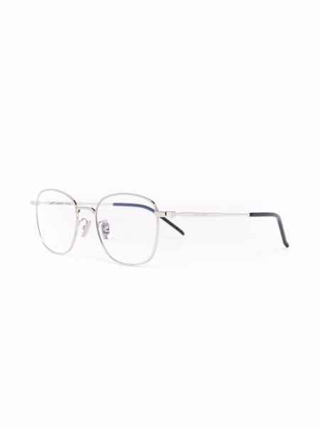 Brille mit sehstärke Saint Laurent Eyewear silber