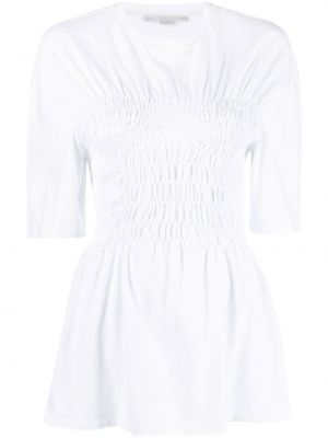 Памучна тениска Stella Mccartney бяло