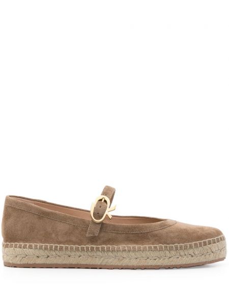 Espadrillot Gianvito Rossi ruskea