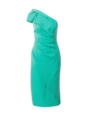 Коктейлна рокля Chi Chi London зелено
