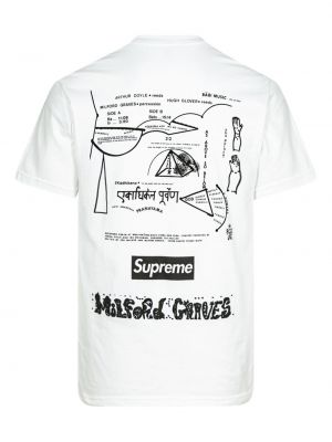 Raštuotas marškinėliai Supreme