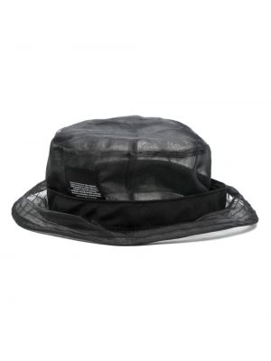 Прозрачна копринена шапка Julius черно