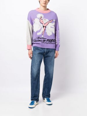 Pull en tricot Kidsuper violet