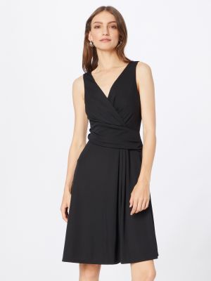 Коктейлна рокля Lauren Ralph Lauren черно