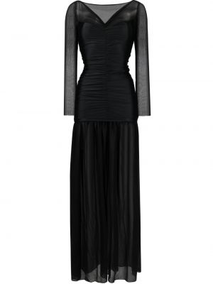 Tylové večerní šaty Atu Body Couture černé