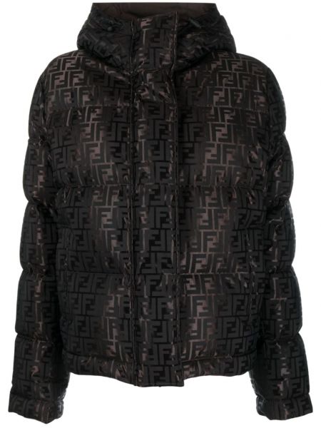 Pernata jakna s printom Fendi