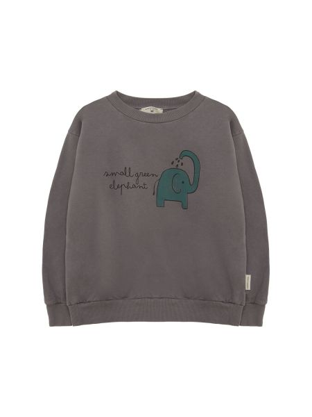 Trykt bomuld sweatshirt for piger Weekend House Kids brun