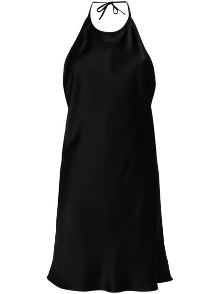 Ravna haljina Miu Miu crna