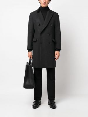 Manteau en laine Fursac noir