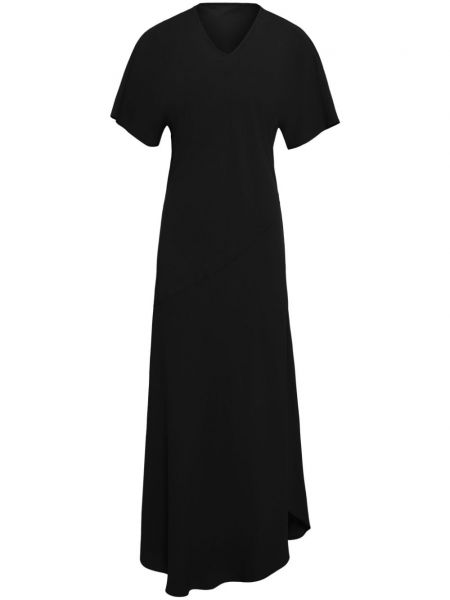 Sukienka długa asymetryczna Uma | Raquel Davidowicz czarna