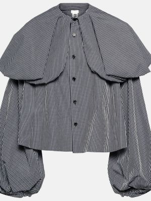 Карирана памучна блуза Noir Kei Ninomiya