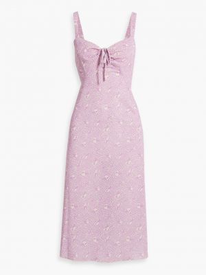 Платье из джерси с принтом из джерси Anna Sui фиолетовое
