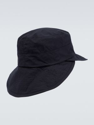 Chapeau en nylon en coton Undercover bleu