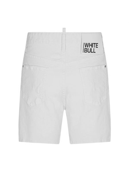 Pantalones cortos vaqueros Dsquared2 blanco