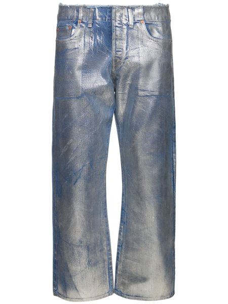 Pantaloni di cotone Doublet argento