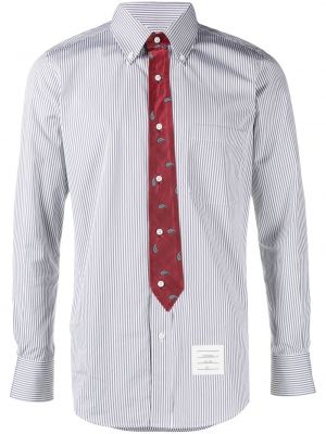 Camicia con stampa paisley Thom Browne