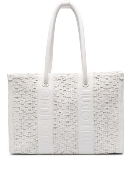 Τσάντα shopper Liu Jo λευκό