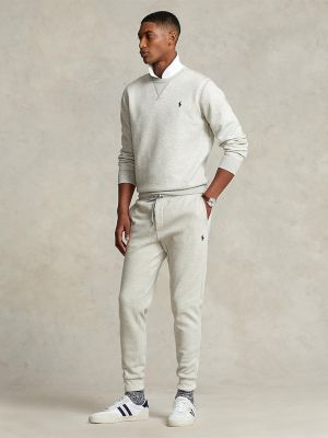 Тканевые брюки Polo Ralph Lauren серые
