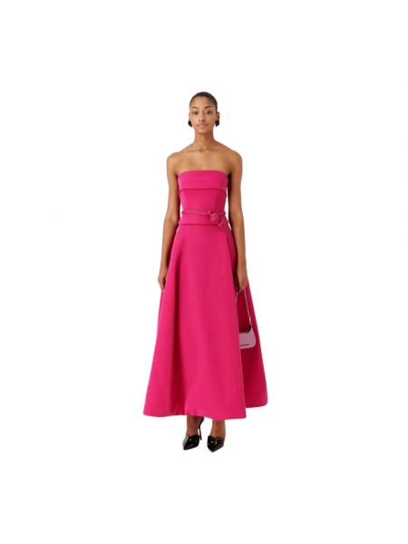 Długa spódnica Emporio Armani różowa