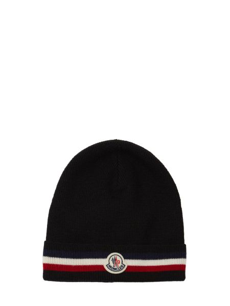 Ull lue Moncler svart