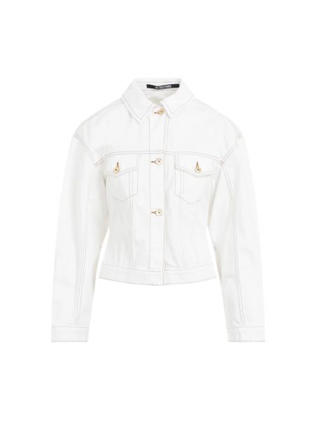 Biała kurtka jeansowa Jacquemus