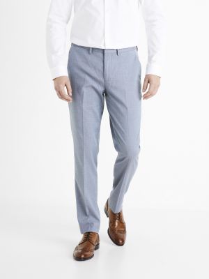 Klasické nohavice Celio sivá
