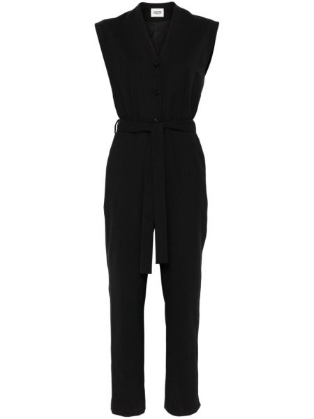 Kortærmet lang jumpsuit Claudie Pierlot sort