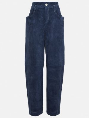 Pantalon en cuir Stouls bleu