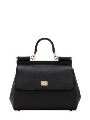 Bőr táska Dolce & Gabbana fekete