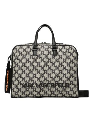 Чанта за лаптоп Karl Lagerfeld бежово