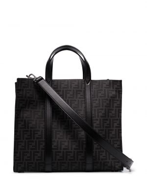 Nakupovalna torba Fendi črna