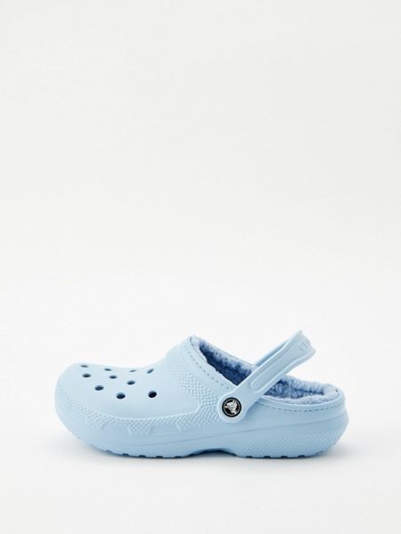 Сабо Crocs голубые