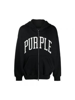 Sweter z nadrukiem Purple Brand