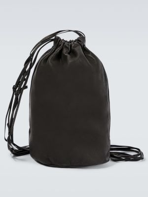Δερμάτινη τσάντα χιαστί Auralee μαύρο