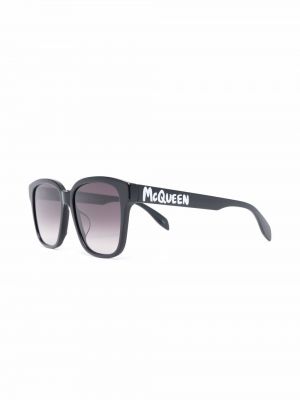 Okulary przeciwsłoneczne gradientowe Alexander Mcqueen Eyewear czarne