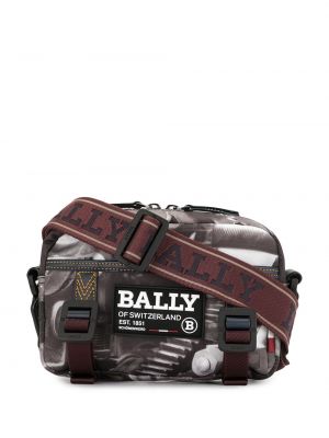Bolsa con estampado Bally gris