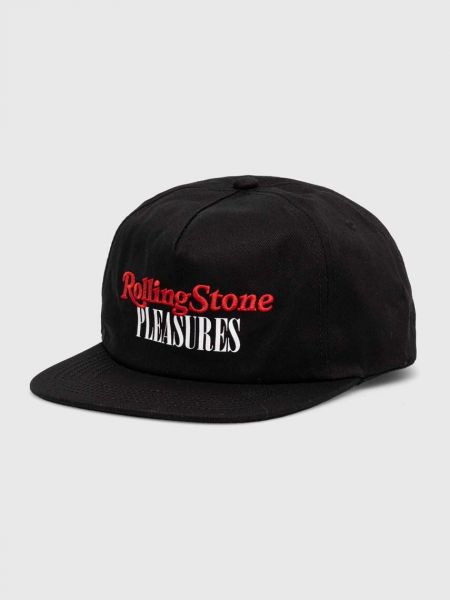 Βαμβακερό καπέλο Pleasures μαύρο