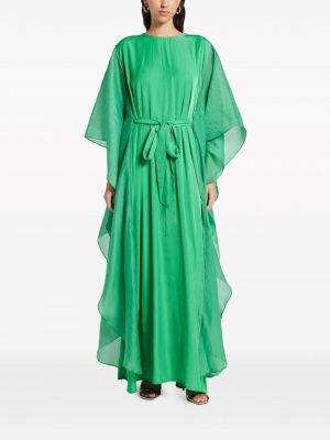 Drapované večerní šaty Baruni zelené