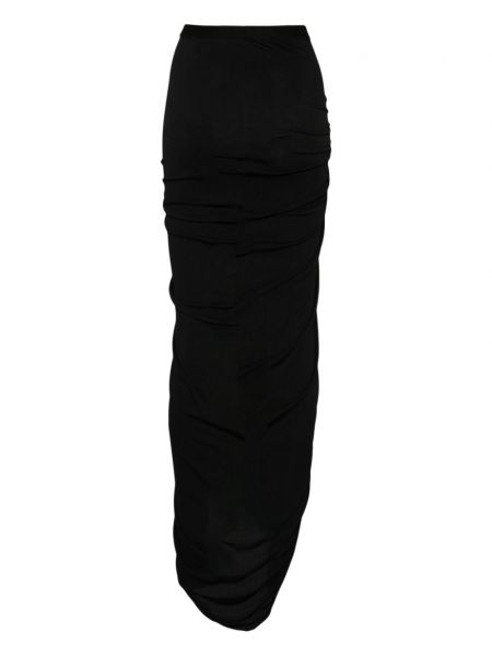 Krepové sukně Rick Owens Lilies černé